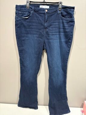 Signature by Levi Strauss Dark Blue Flare Jeans